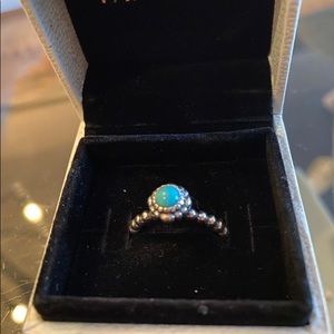 Pandora Turquoise Ring Size 7.5
